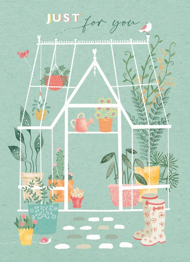otter-house-beautiful-moments-greenhouse-geburtstagskarte-floral image 1