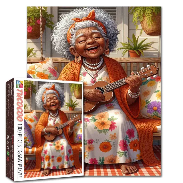 tucocoo-ukulele-serenade-puzzle-1000-teile-seniorin image 1