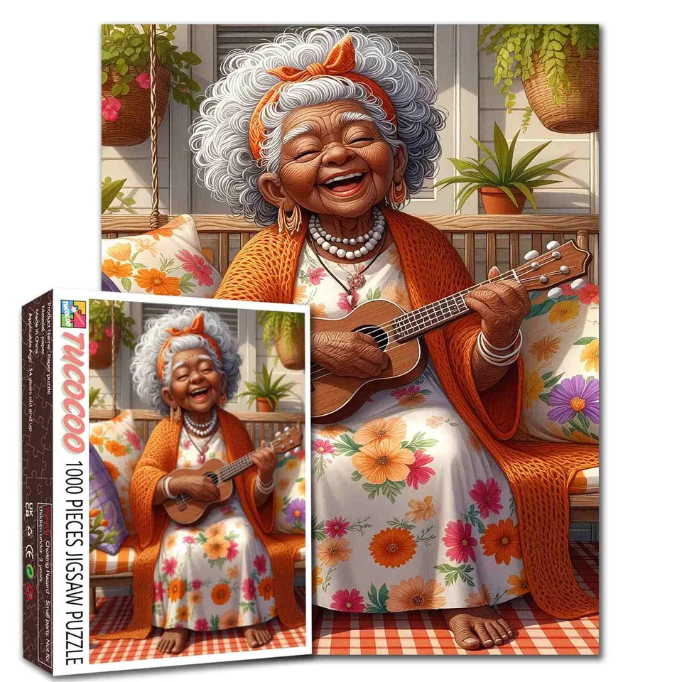 tucocoo-ukulele-serenade-puzzle-1000-teile-seniorin image 1