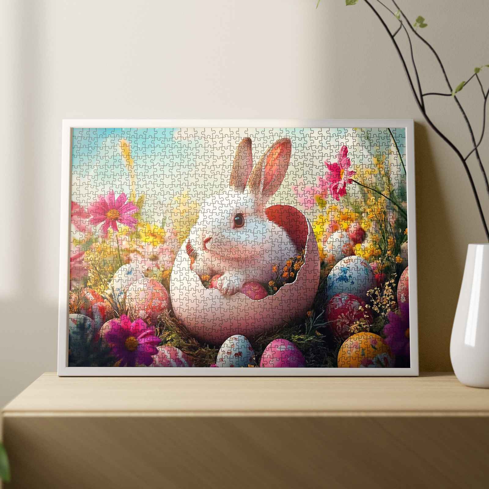 tucocoo-easter-bunny-eggs-puzzle-1000-teile-hase image 3