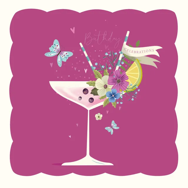 otter-house-fairy-bells-cocktail-floral-gru-karte-blumen image 1