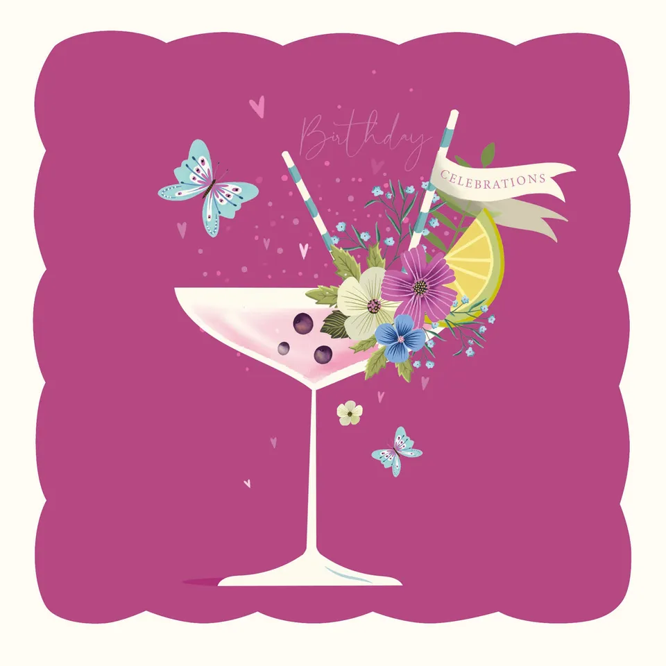 otter-house-fairy-bells-cocktail-floral-gru-karte-blumen image 1