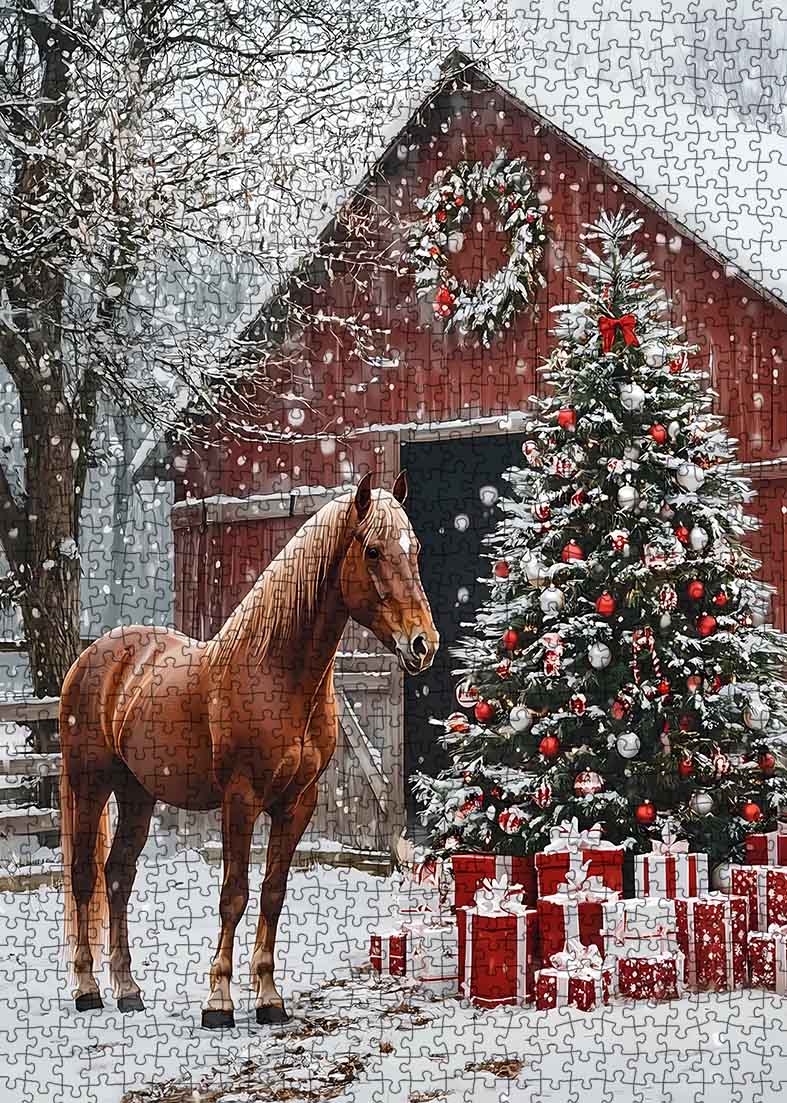tucocoo-christmas-barn-puzzle-1000-teile-weihnachten image 2