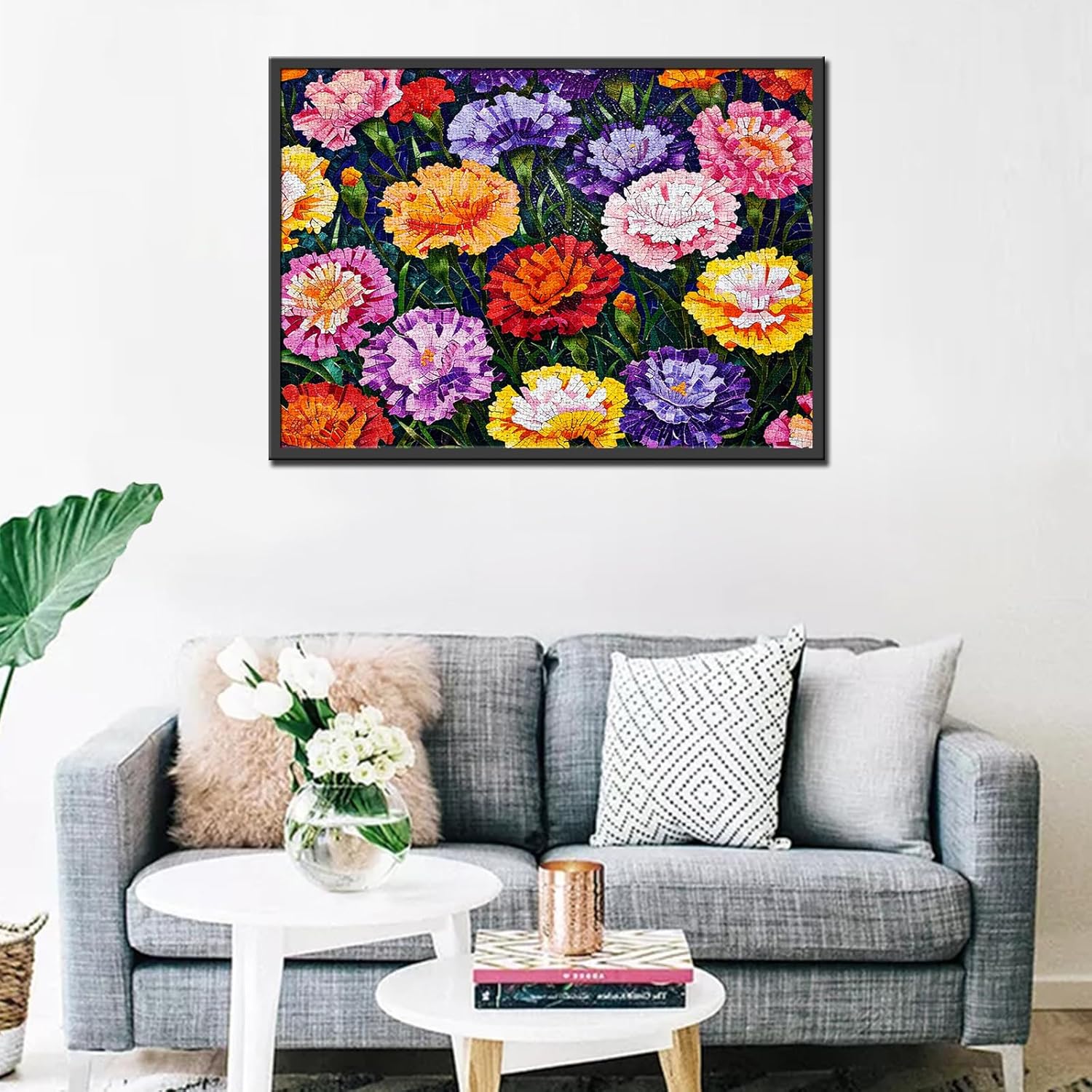 tucocoo-mosaic-flowers-puzzle-1000-teile-bunt-glasmalerei image 3