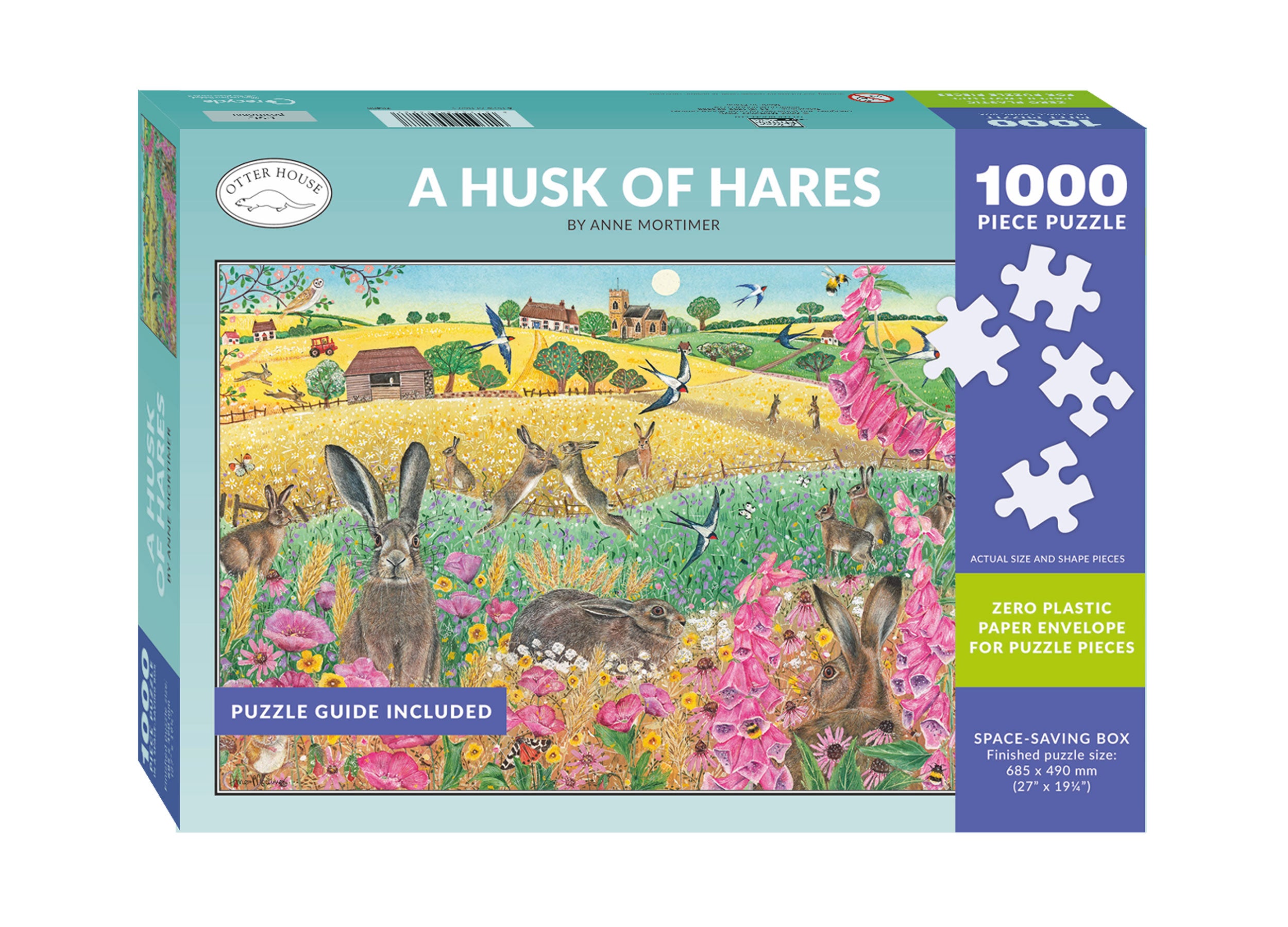 otter-house-a-husk-of-hares-puzzle-1000-teile-hasen image 2