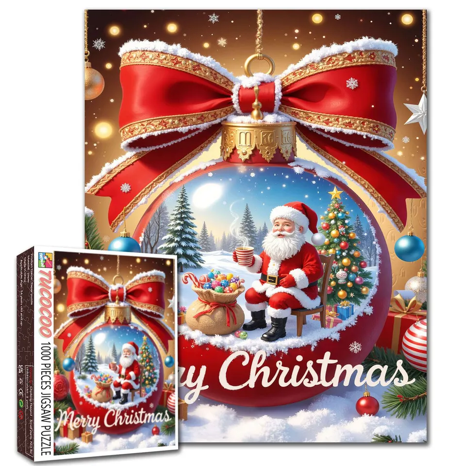 tucocoo-santa-s-ornament-wonderland-puzzle-1000-teile-weihnachten image 1