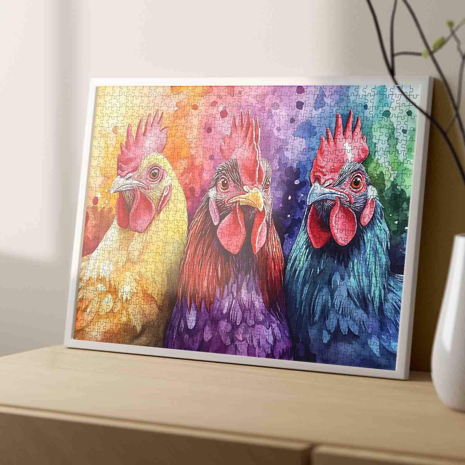 tucocoo-watercolor-h-hner-puzzle-1000-teile-tiere image 4