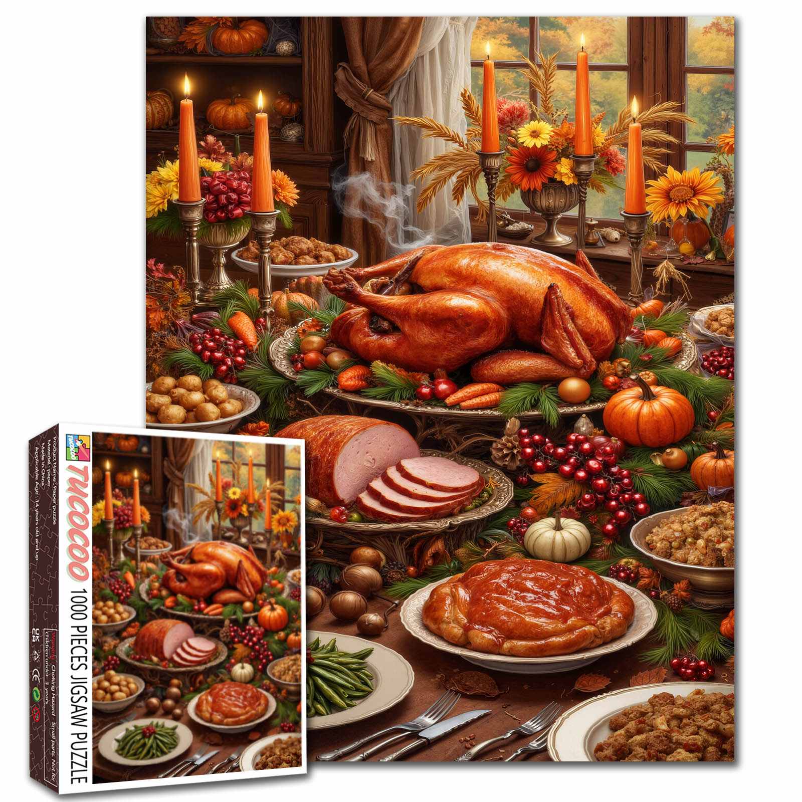 tucocoo-halloween-feast-puzzle-1000-teile-halloween image 1