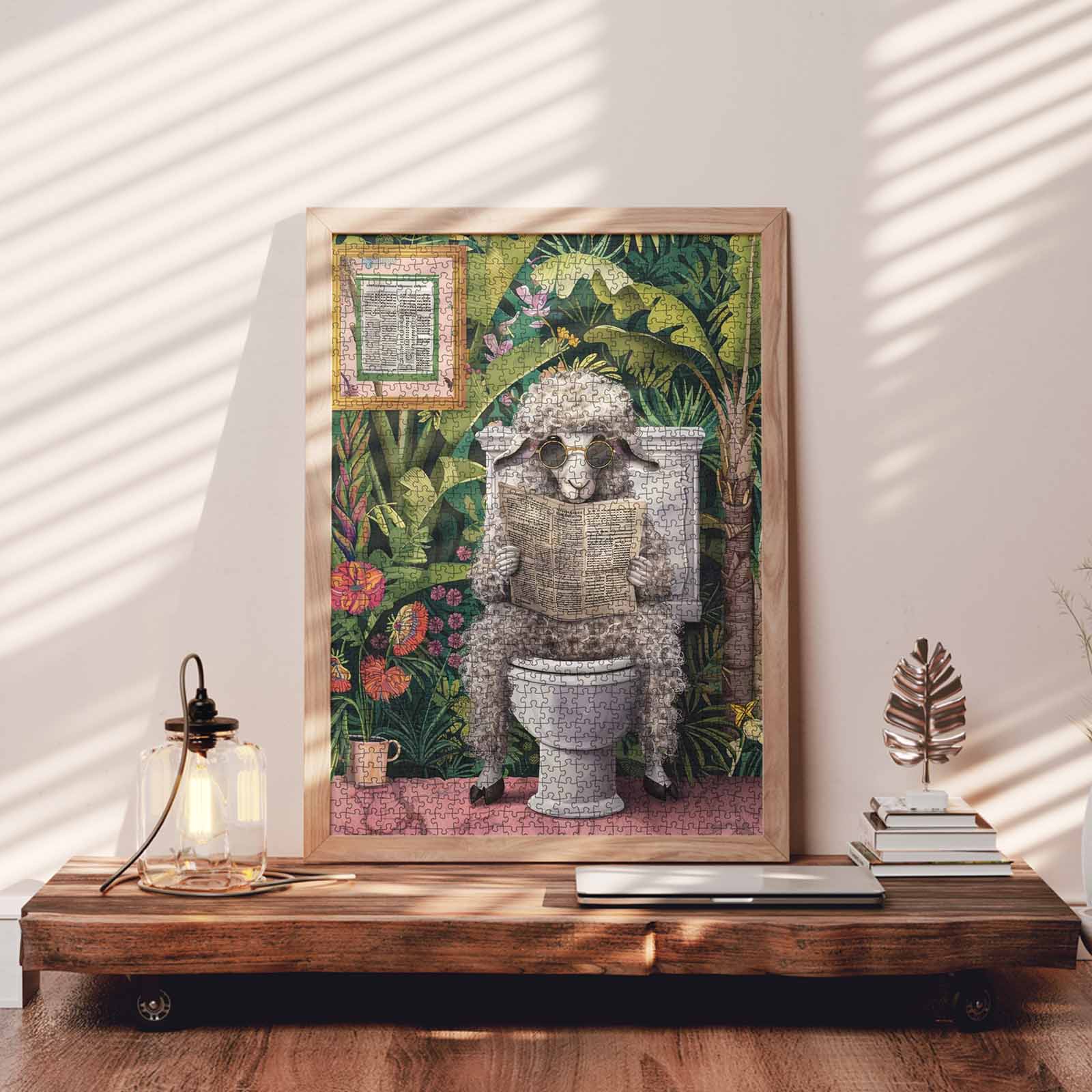 tucocoo-schaf-auf-toilette-puzzle-1000-teile-badmotiv image 3
