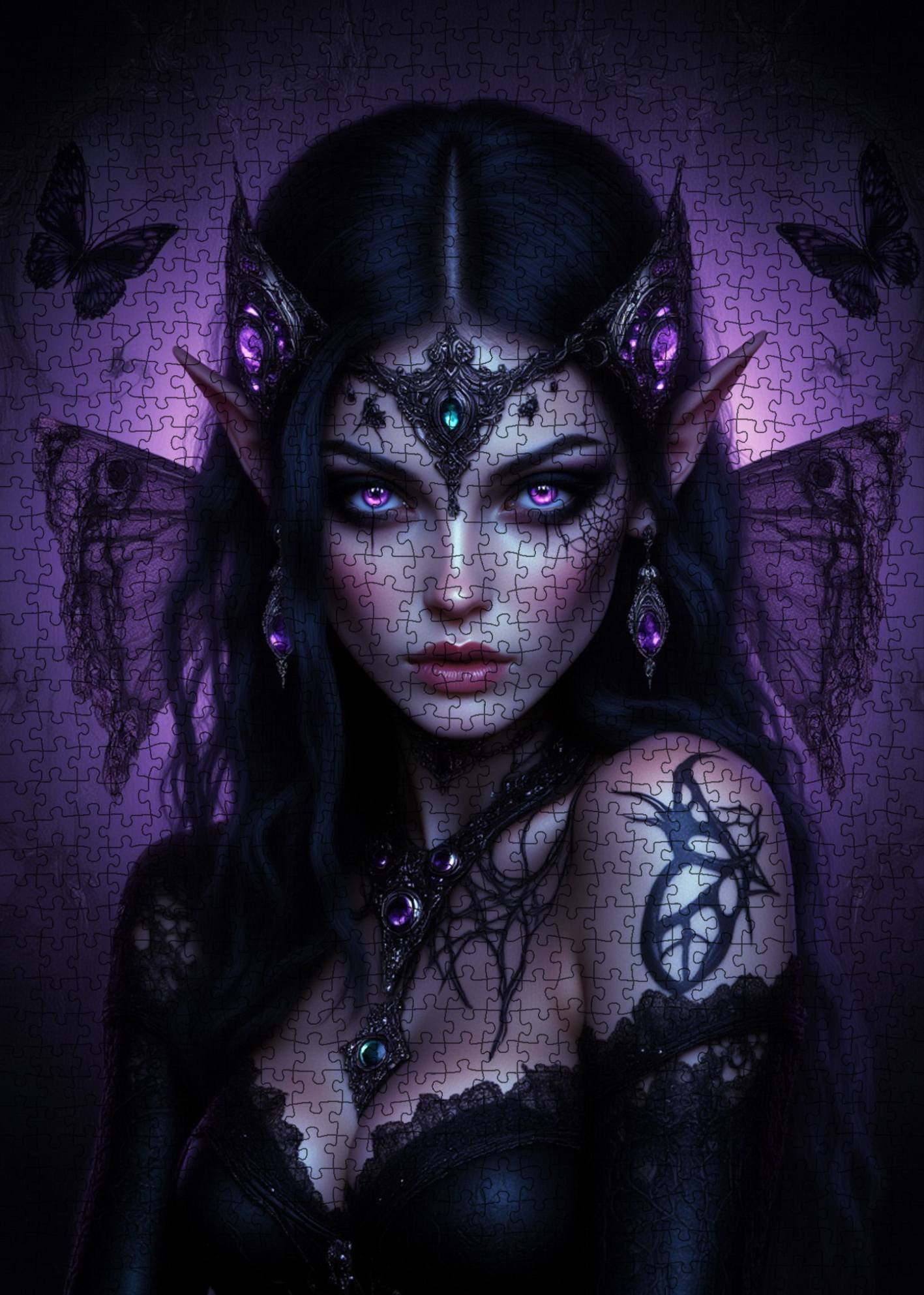 tucocoo-dark-enchantress-fairy-puzzle-1000-teile-fantasy image 2