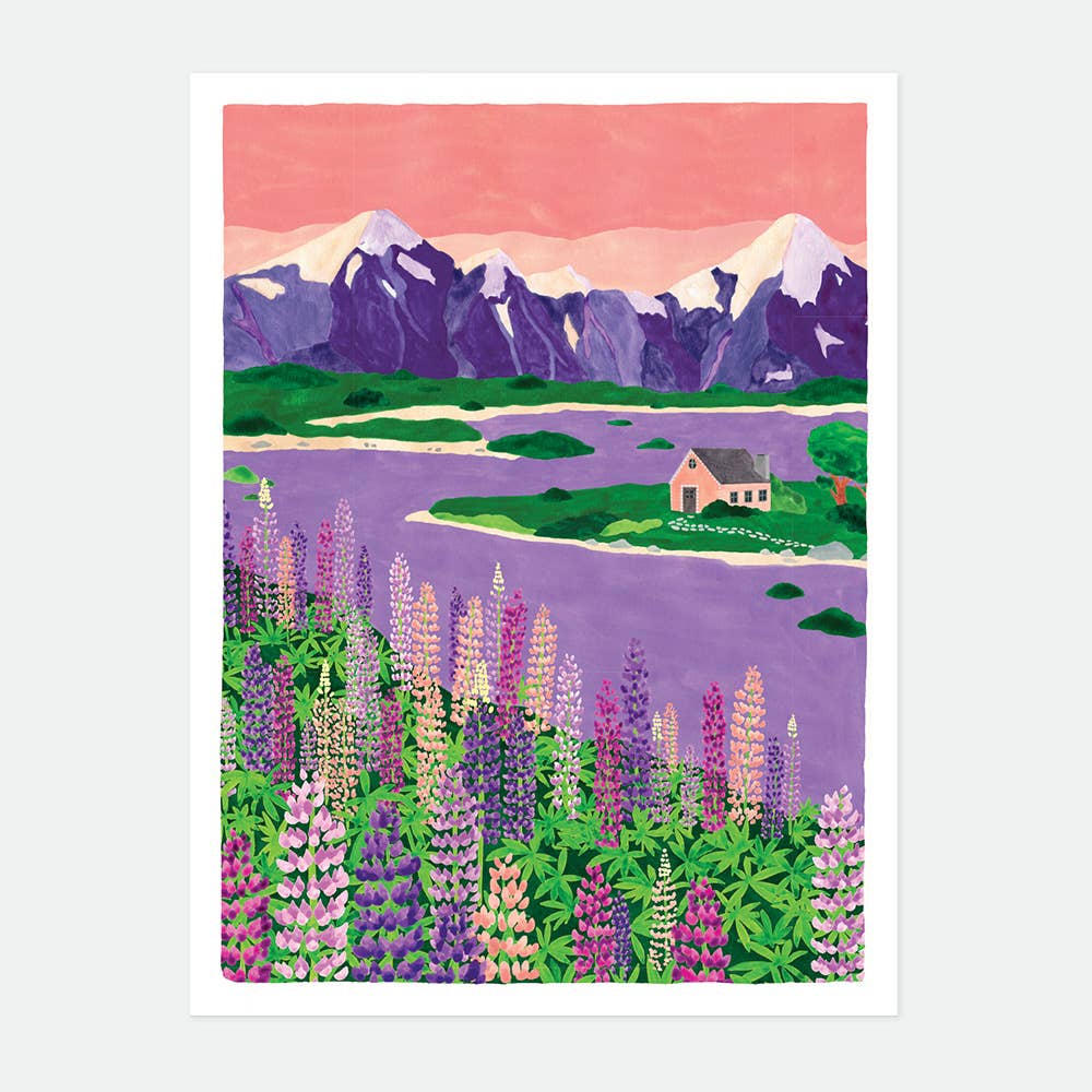 all-the-ways-to-say-lupin-poster-landschaft-see-29-7-x-39-7-cm image 1