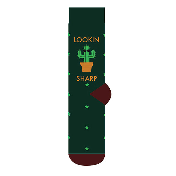 otter-house-looking-sharp-socken-1-paar-kaktus-geschenk image 1
