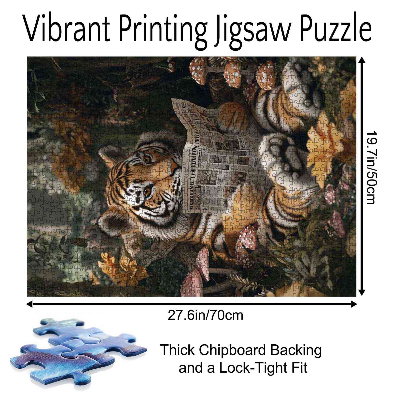 tucocoo-jigsaw-tiger-liest-zeitung-puzzle-1000-teile-wald image 5