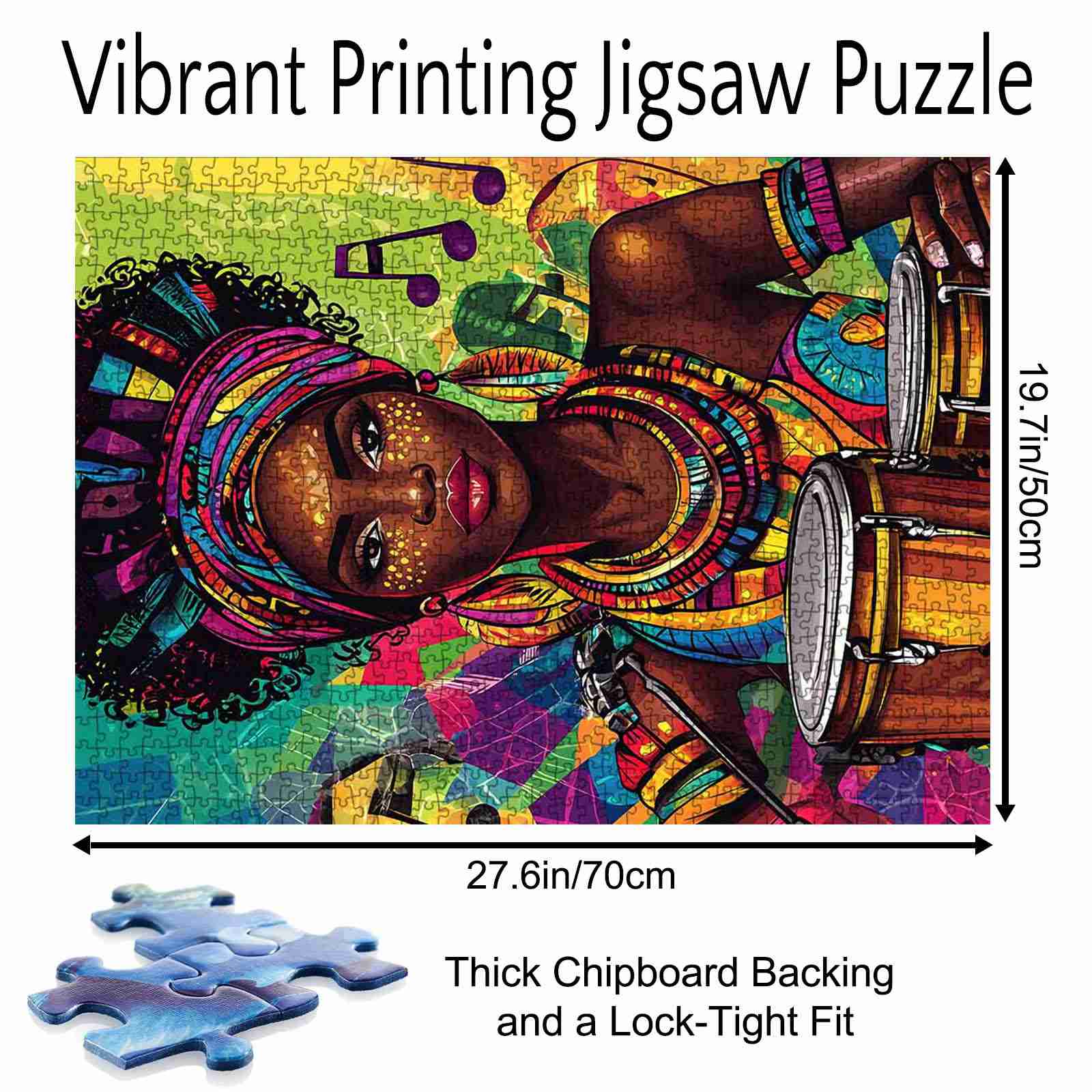 tucocoo-jigsaw-vibrant-african-drummer-puzzle-1000-teile image 5