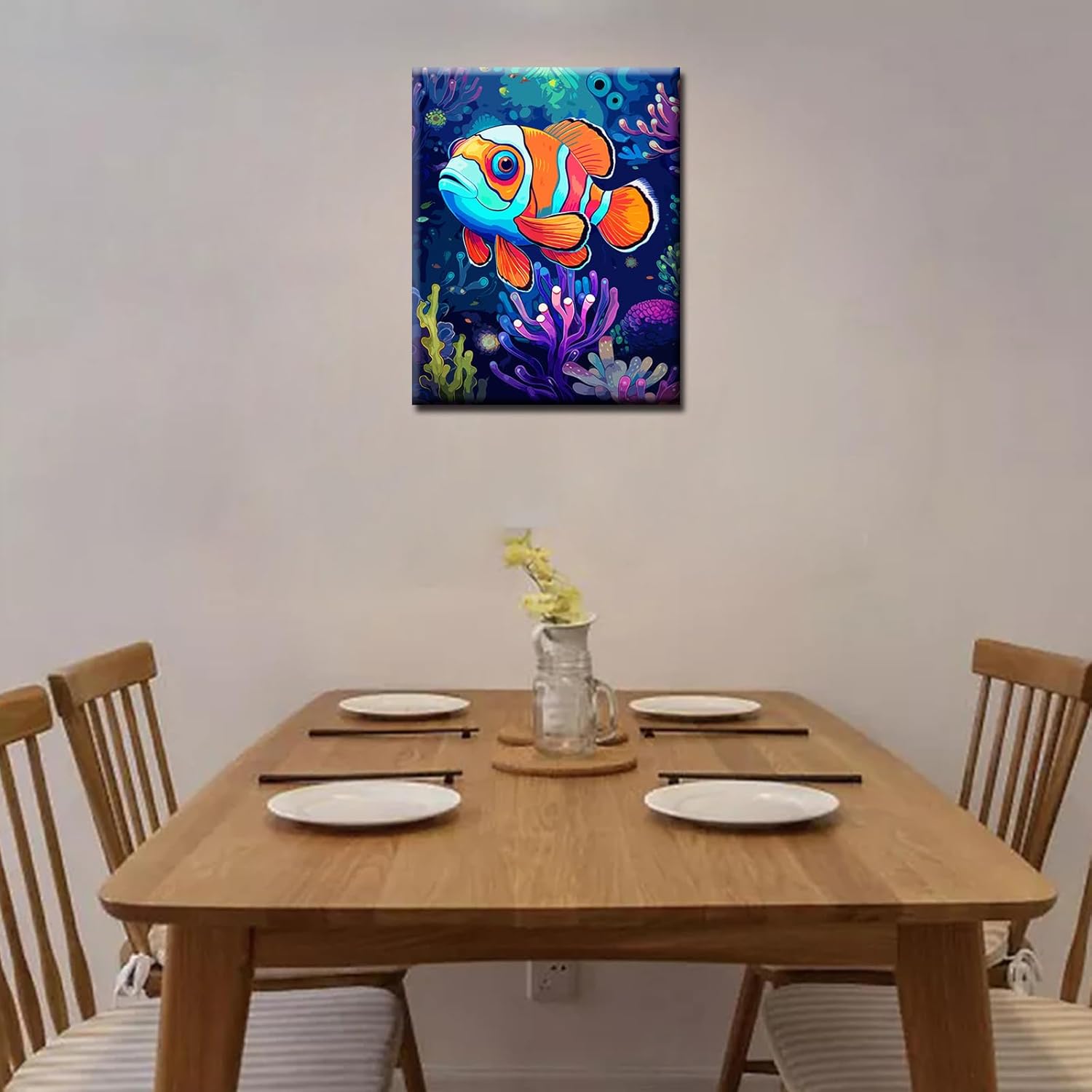 tucocoo-clownfisch-malen-nach-zahlen-40x50-ohne-rahmen image 3