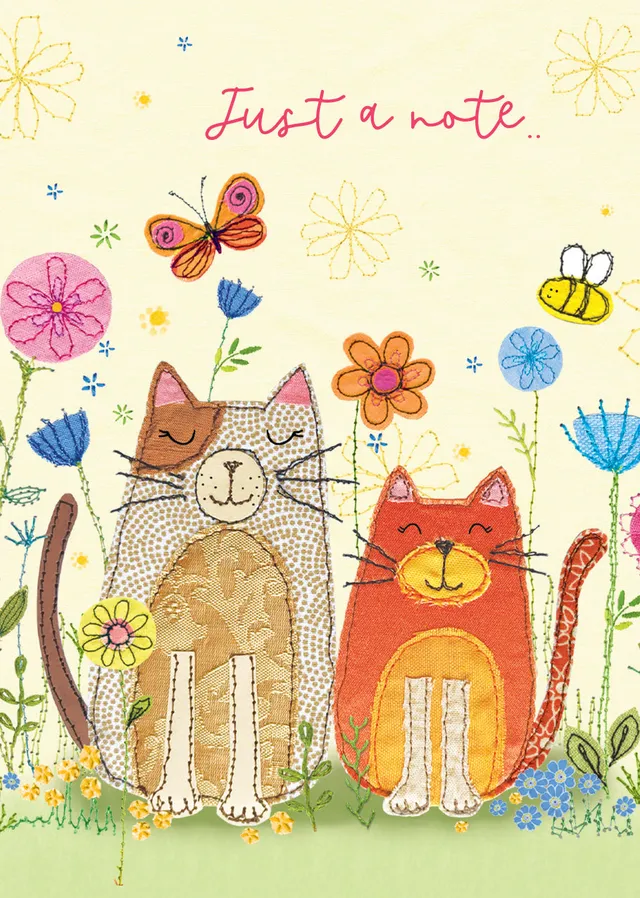 otter-house-happy-cats-mini-notizkarten-6er-pack-katzen image 1