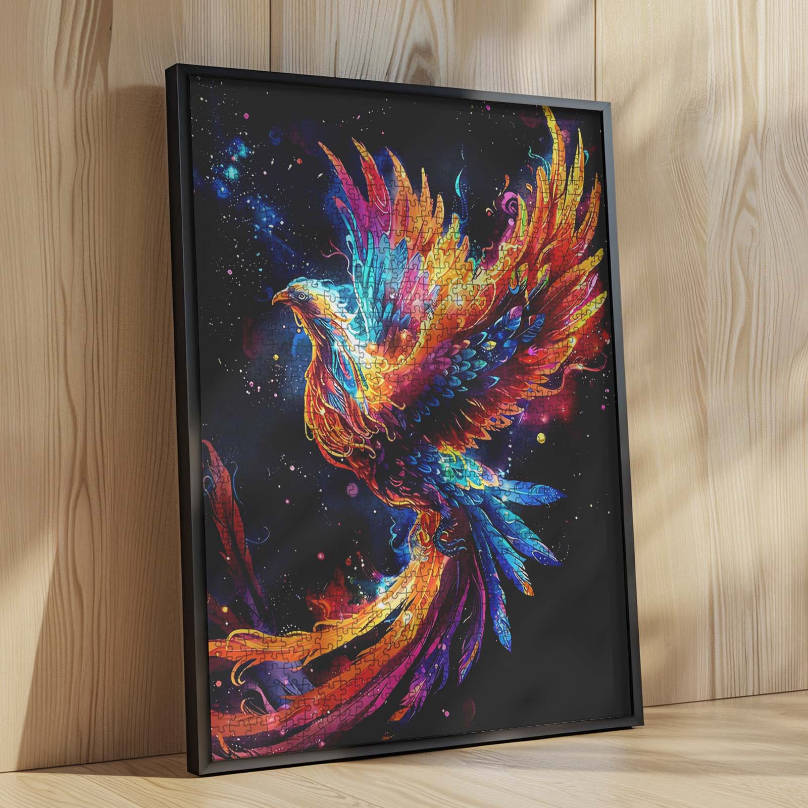 tucocoo-jigsaw-colorful-phoenix-puzzle-1000-teile-tiere image 4