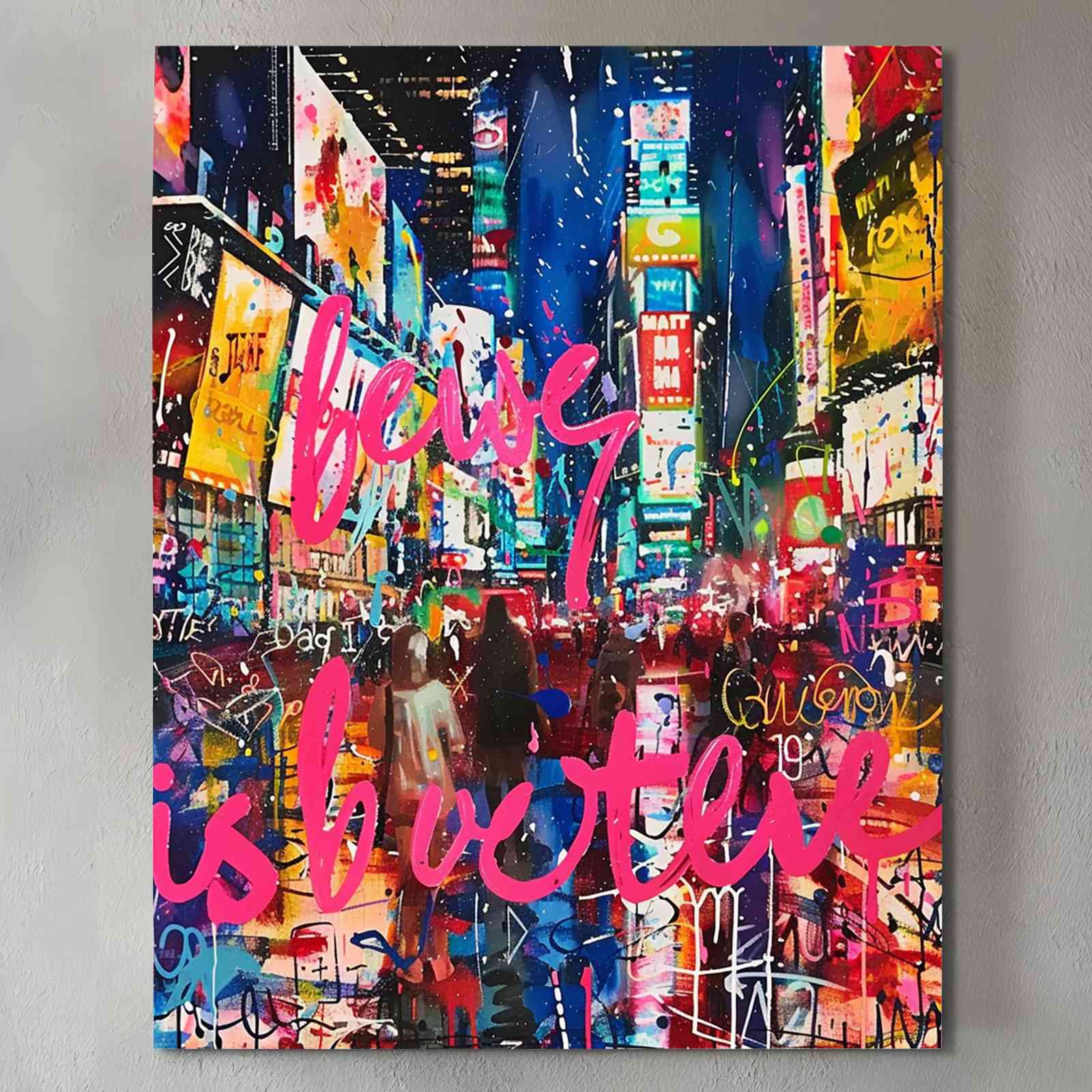 tucocoo-graffiti-times-square-leinwandbild-30x40-ungerahmt-bunt image 2