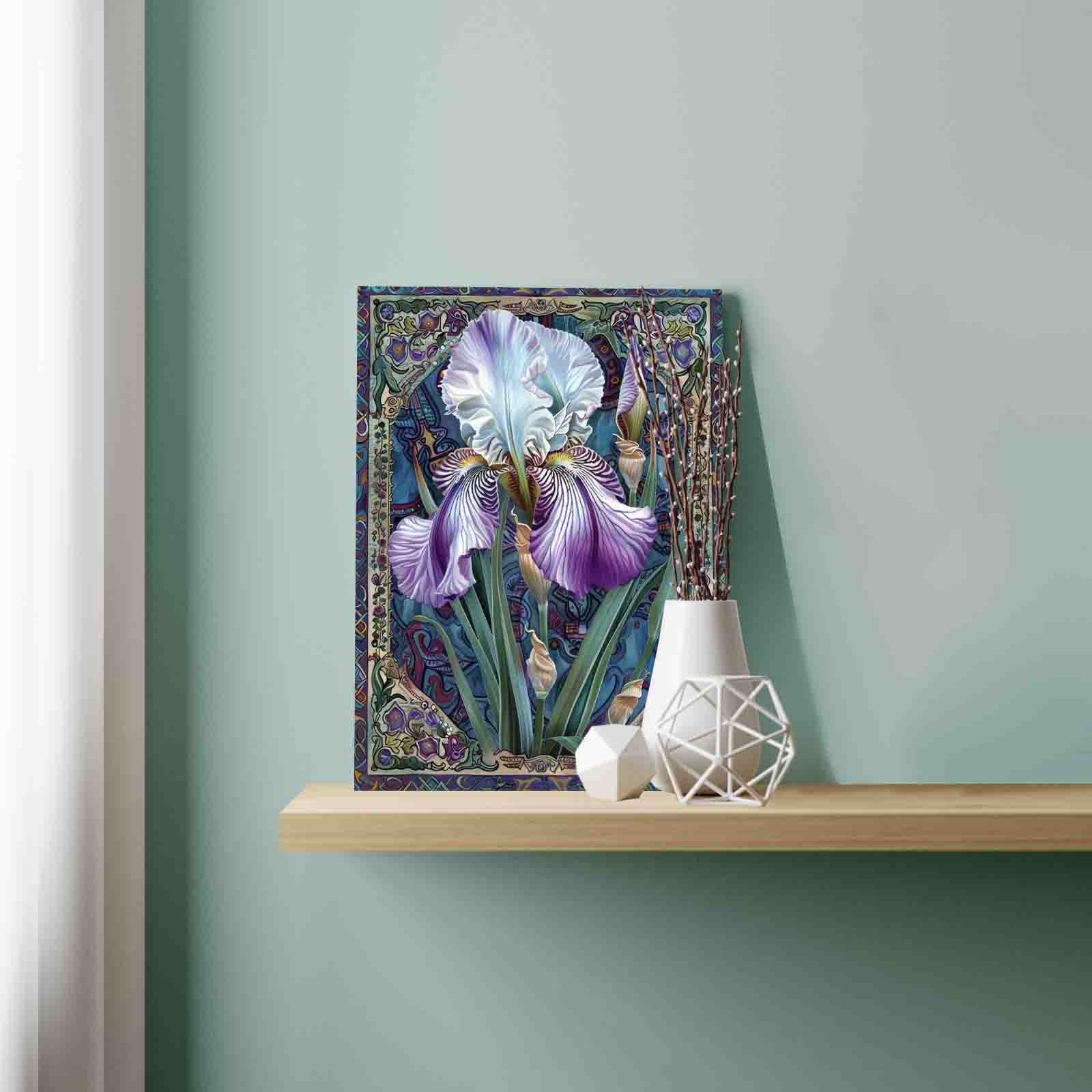 tucocoo-ornamental-iris-bloom-malen-nach-zahlen-40x50-ohne-rahmen image 3