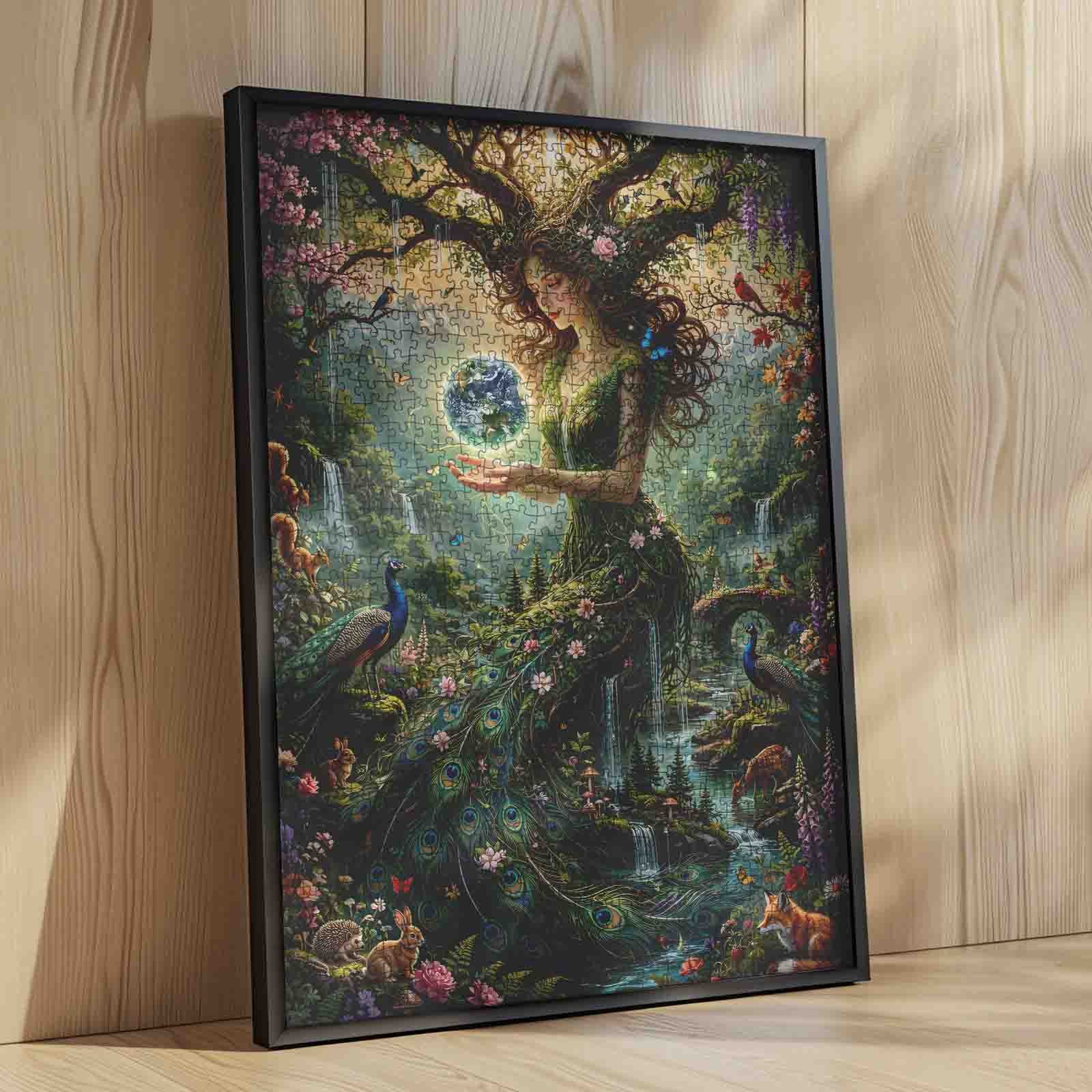 tucocoo-enchanted-mother-nature-forest-puzzle-1000-teile-waldfee image 4