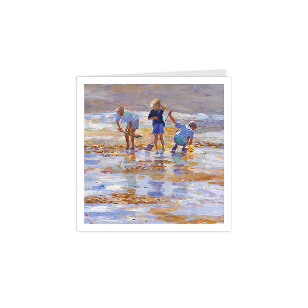 otter-house-notecard-set-kinder-am-strand-10er-box image 2