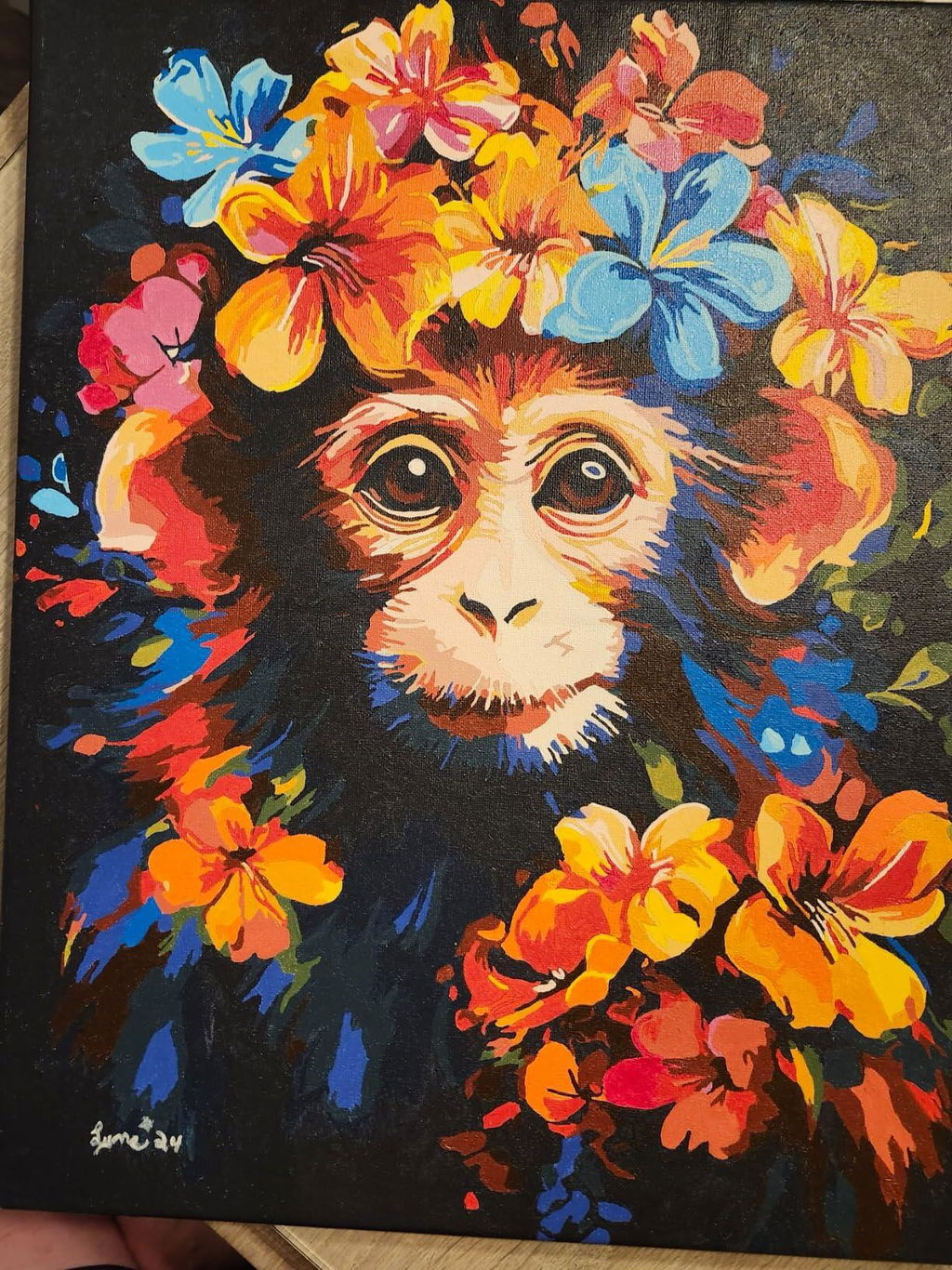 Affe gelungen