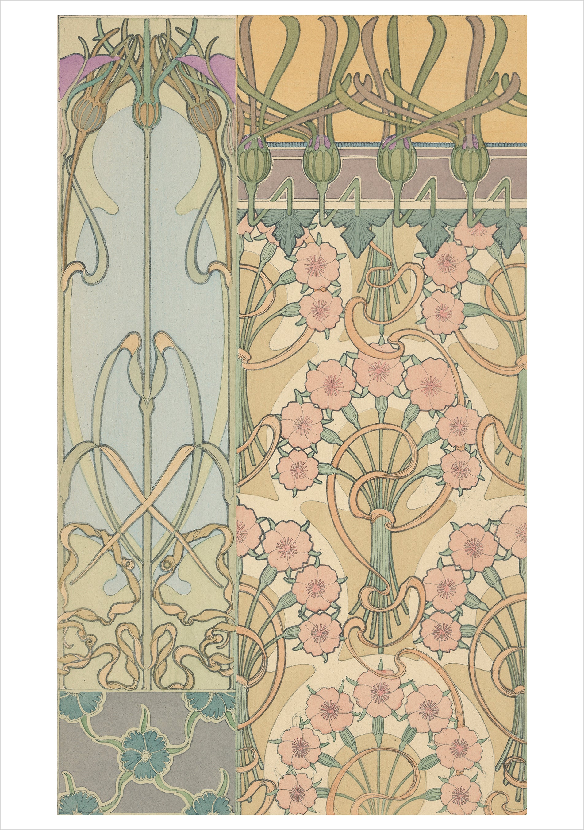 pomegranate-alphonse-mucha-decorative-designs-grusskarten-set image 3