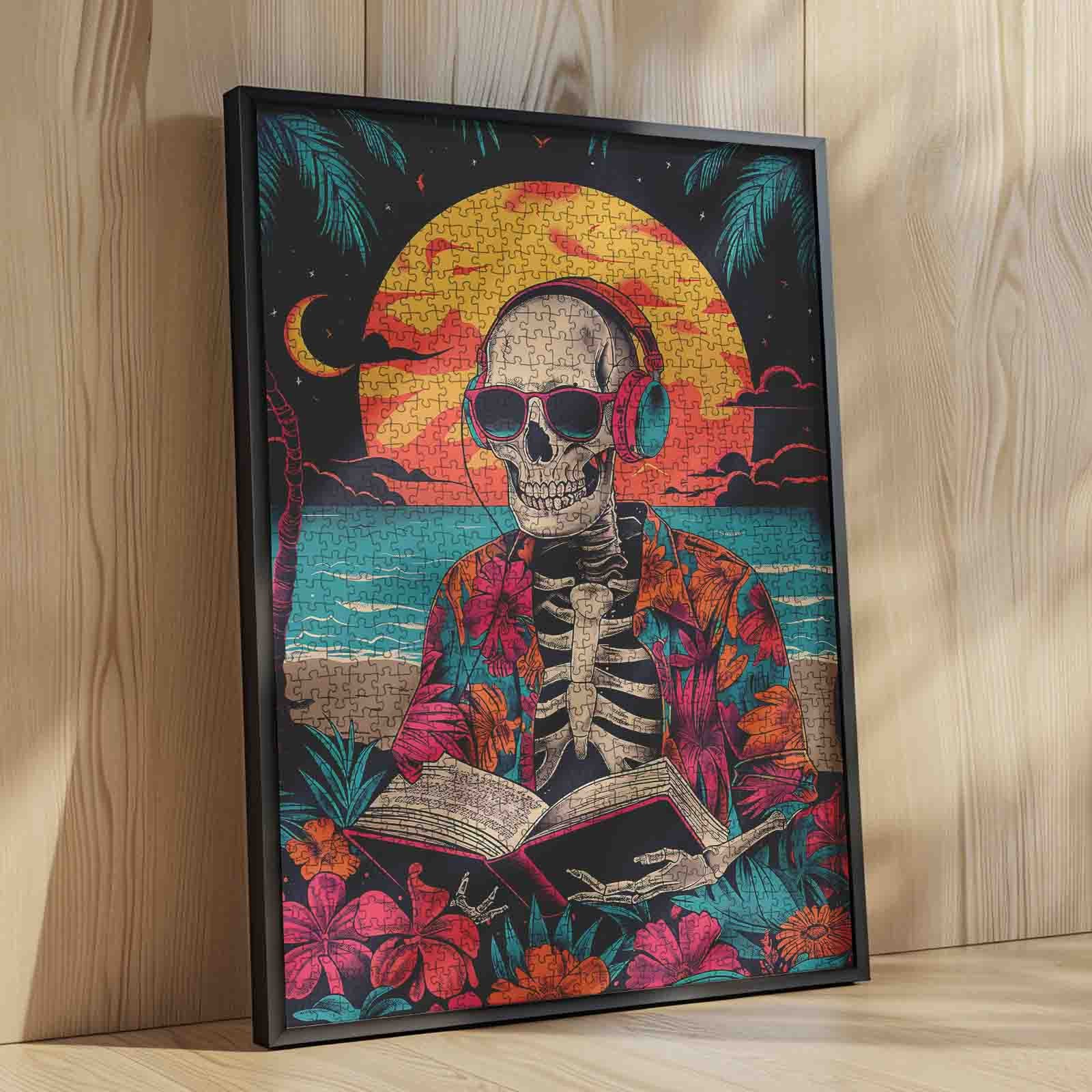 tucocoo-skeleton-sunset-beach-puzzle-1000-teile-strand image 4