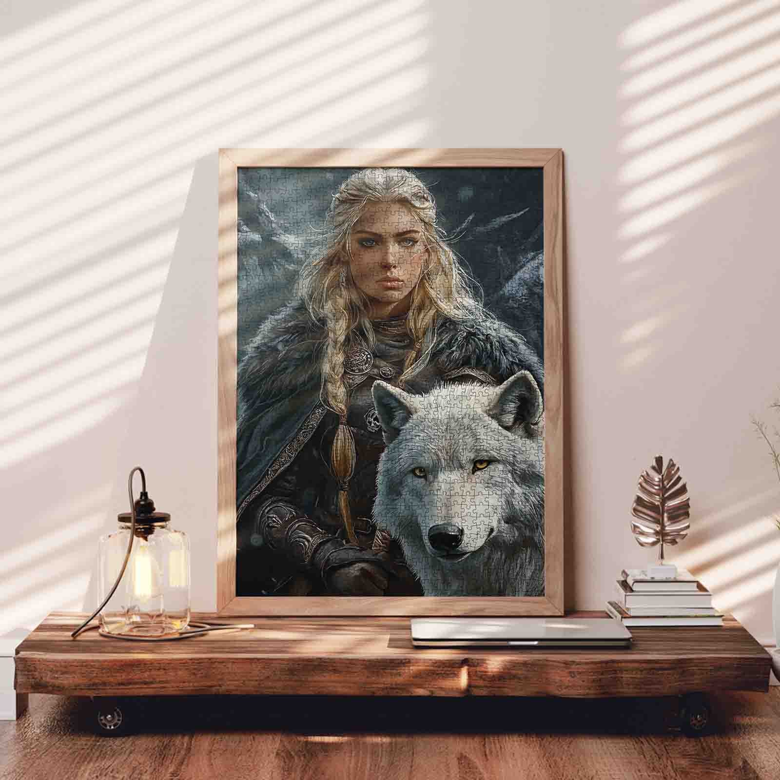 tucocoo-jigsaw-valkyrie-of-the-north-puzzle-1000-teile-fantasy image 3