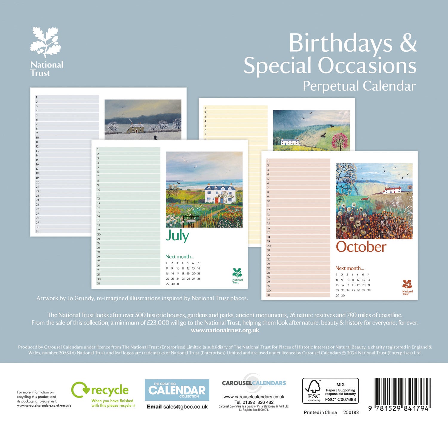 otter-house-jo-grundy-geburtstagskalender-2027-midi image 2