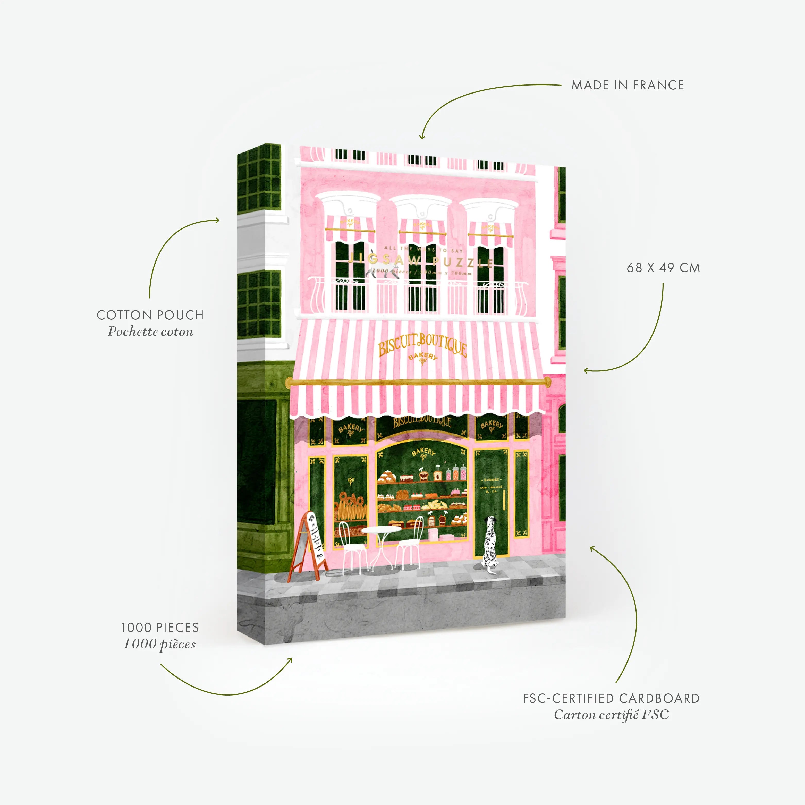 all-the-ways-to-say-puzzles-pink-bakery-puzzle-1000-teile-rosa image 3