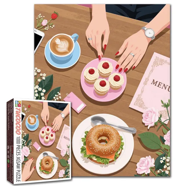 tucocoo-coffee-date-delight-puzzle-1000-teile-caf image 1