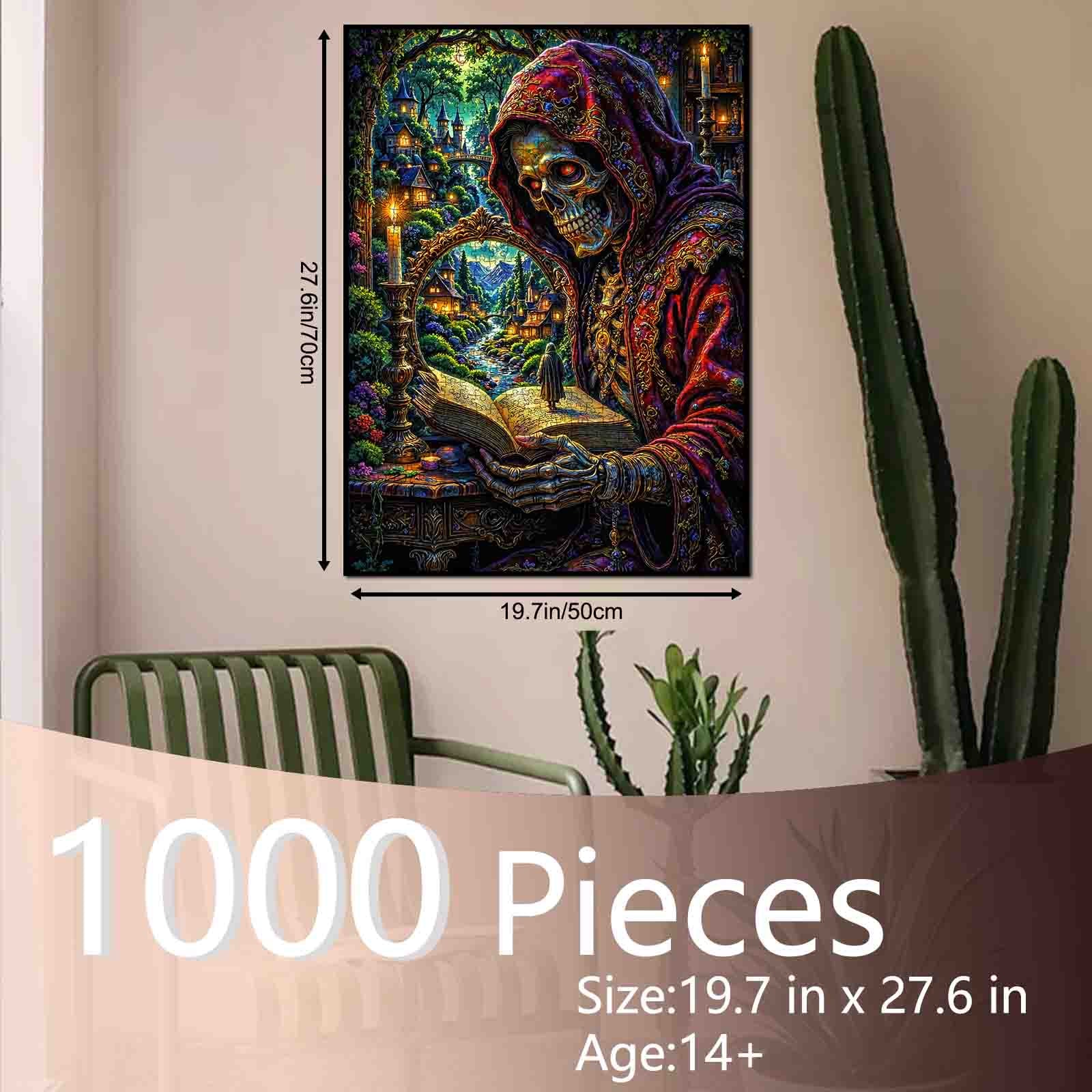 tucocoo-jigsaw-puzzles-mystic-grim-reaper-fantasy-puzzle-1000t image 5
