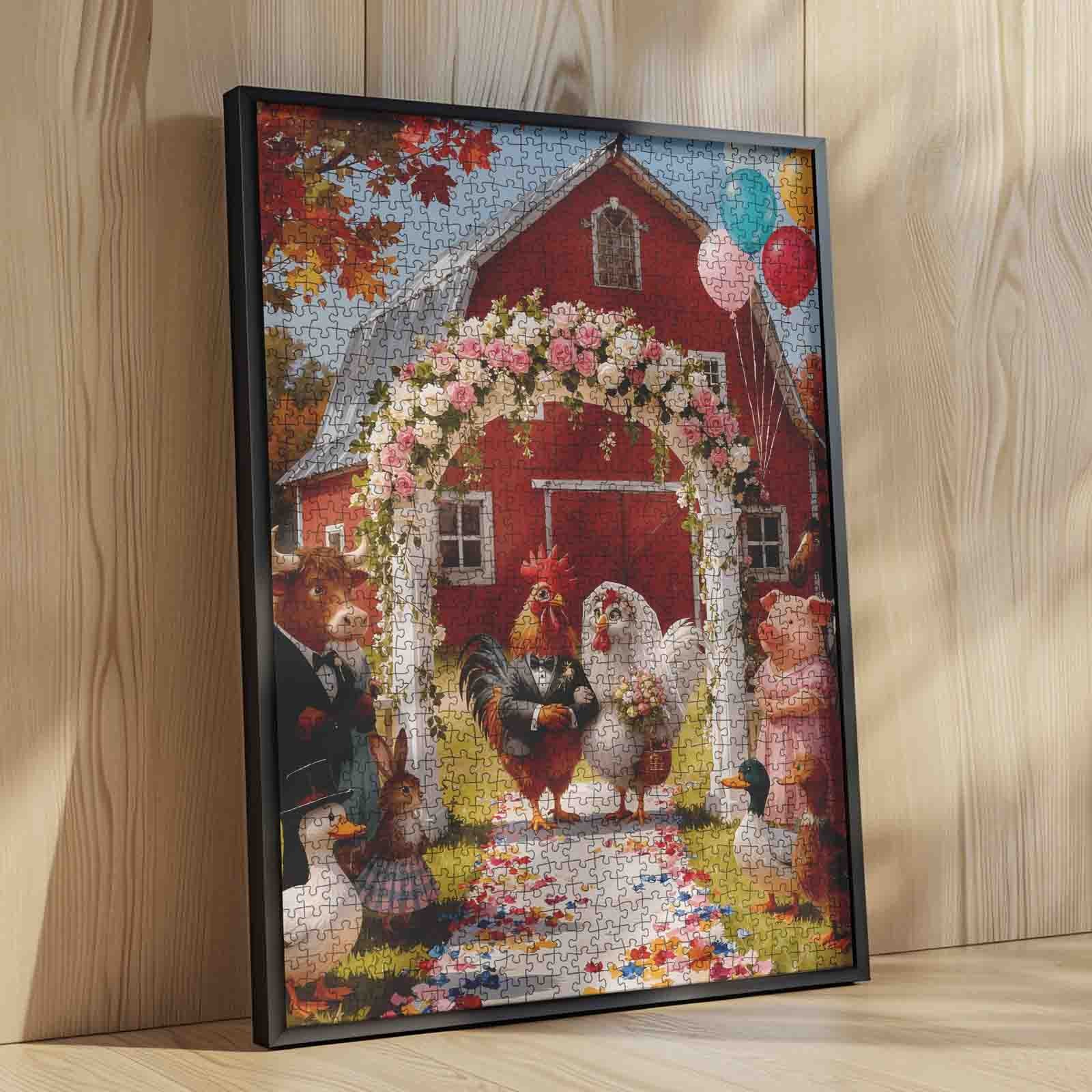 tucocoo-farmyard-wedding-puzzle-1000-teile-bauernhof image 4