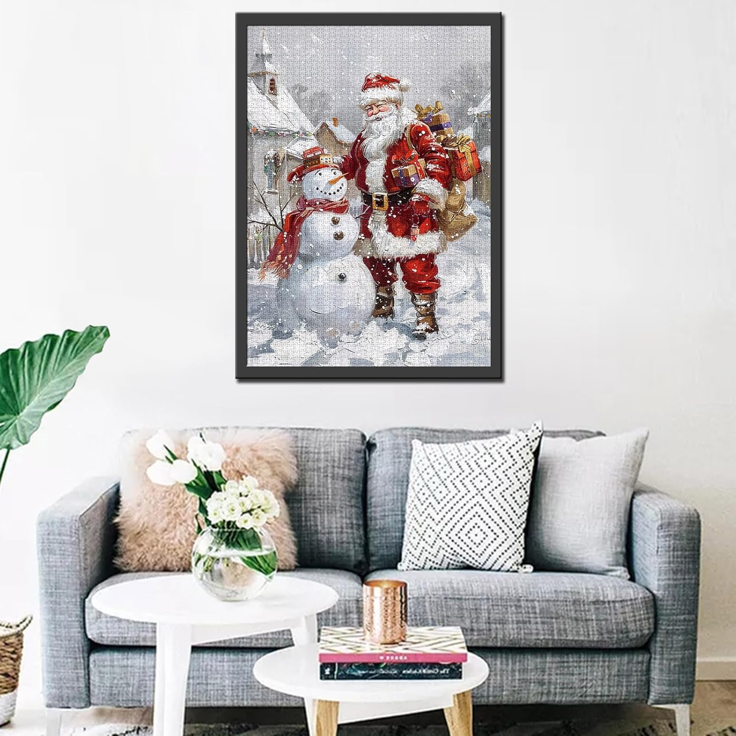 tucocoo-santa-claus-snowman-puzzle-1000-teile-schnee image 3