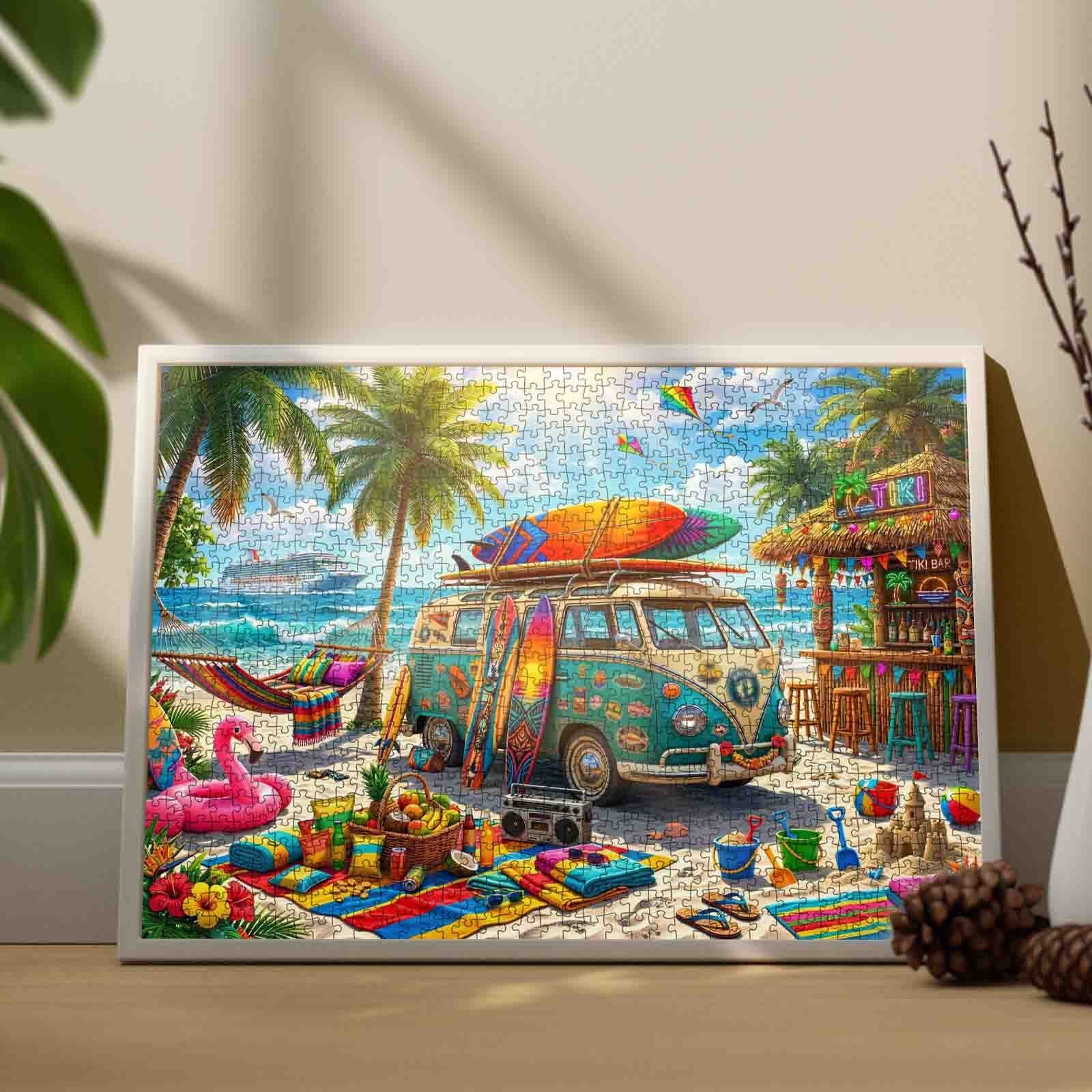 tucocoo-beach-camper-surf-puzzle-1000-teile-landschaft image 3