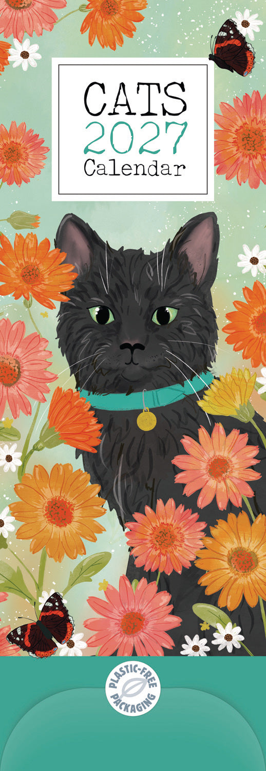 otter-house-cats-illustrated-slim-kalender-2027-katzen image 1