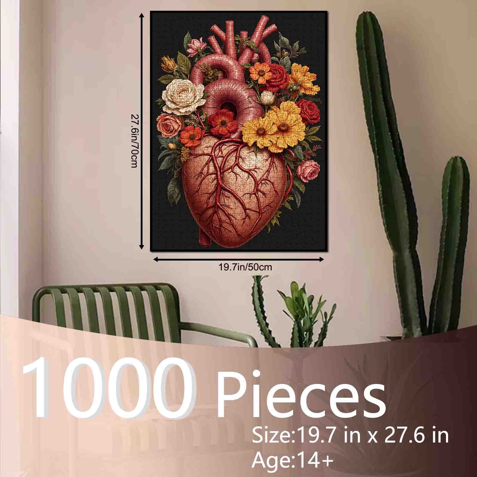 tucocoo-floral-heart-puzzle-1000-teile-blumenherz image 5