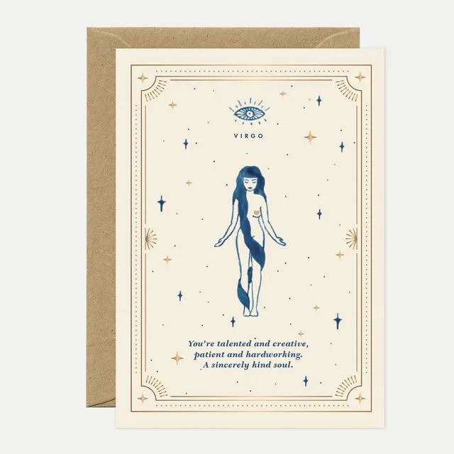 all-the-ways-to-say-virgo-gru-karte-jungfrau-goldfolie-a6 image 1