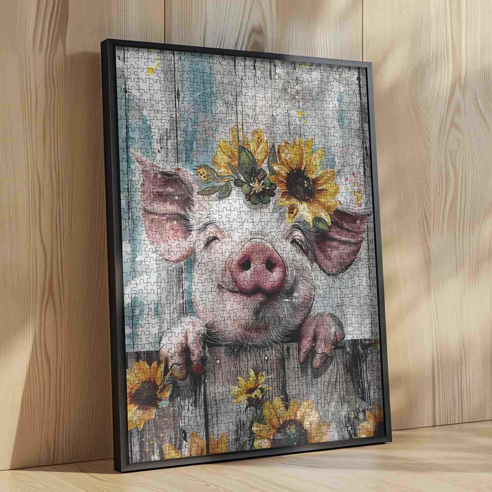 tucocoo-vintage-style-farm-pig-puzzle-1000-teile-schwein image 4