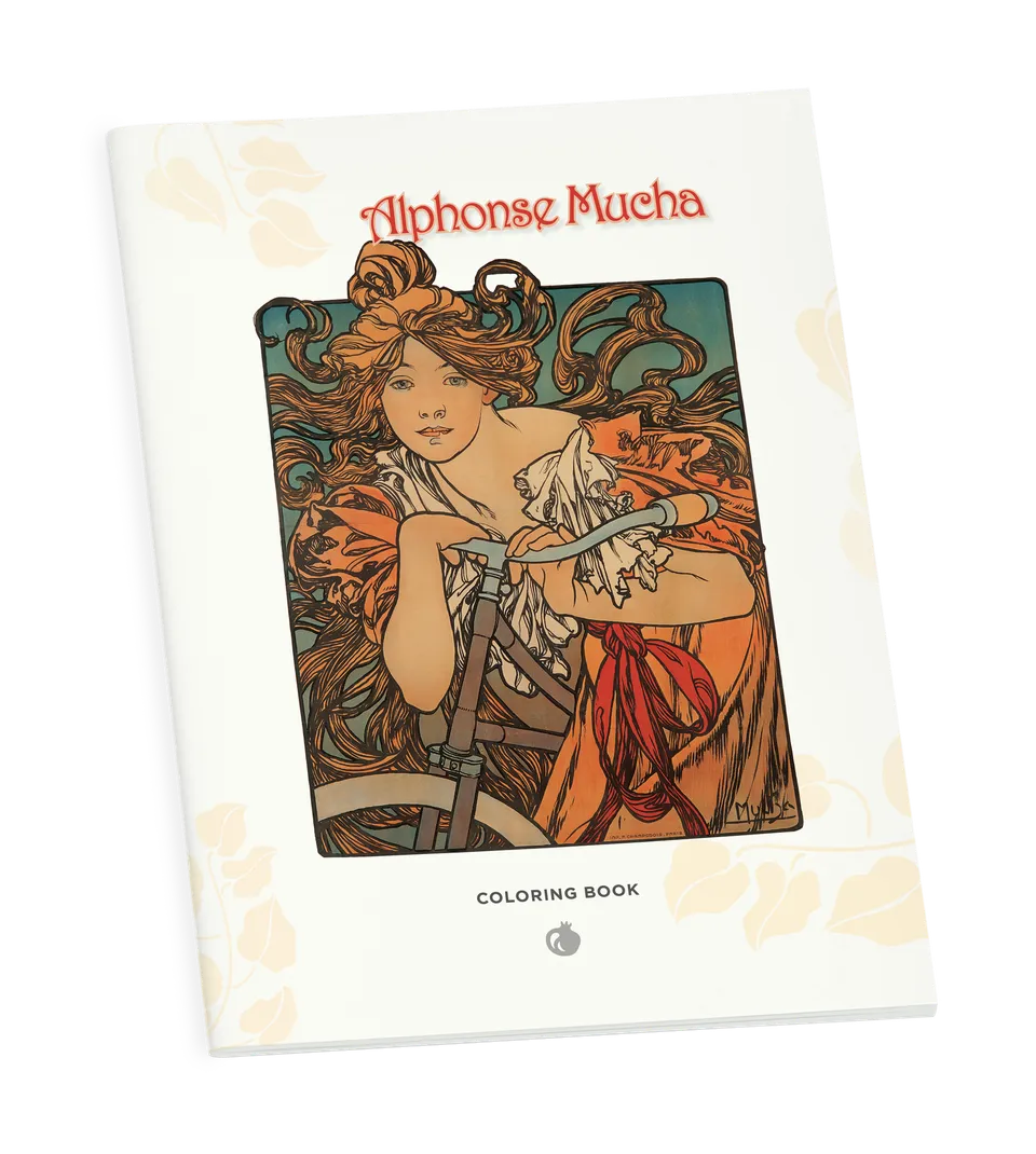 pomegranate-alphonse-mucha-malbuch-jugendstil-frauen image 1