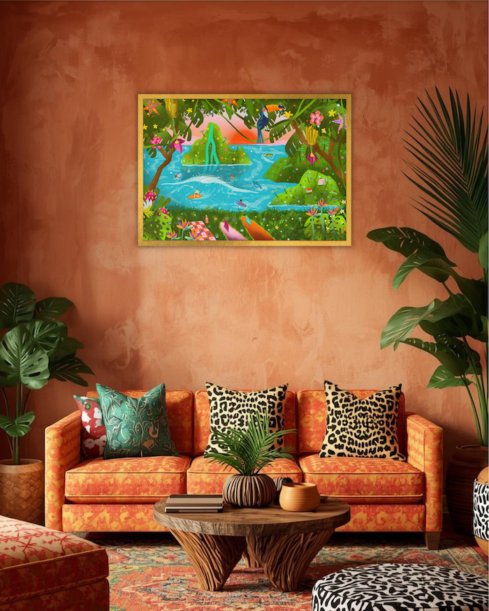 lundi-en-huit-pitisdessins-puzzle-1000-teile-sonnenuntergang image 3