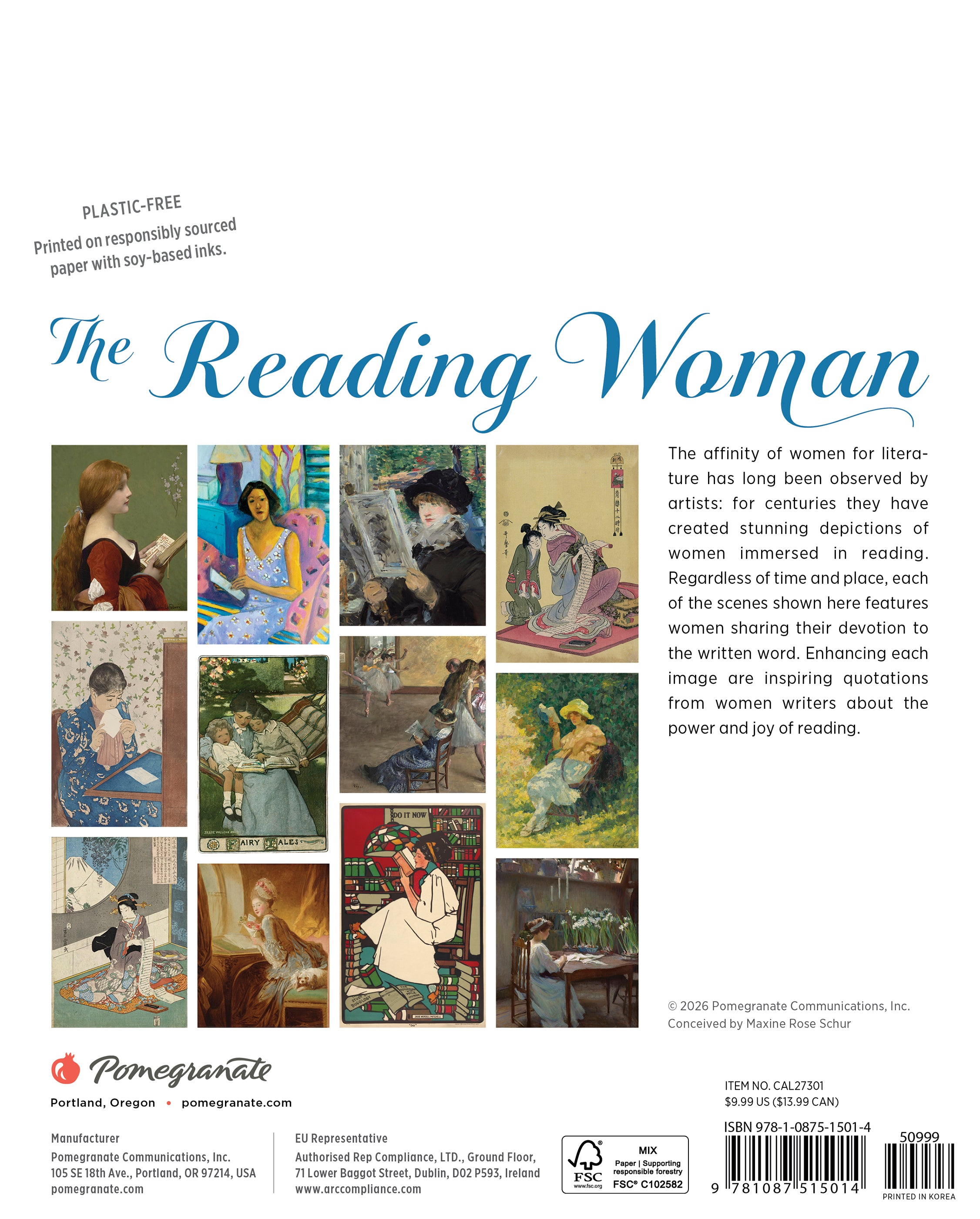 pomegranate-the-reading-woman-2027-mini-wandkalender image 8