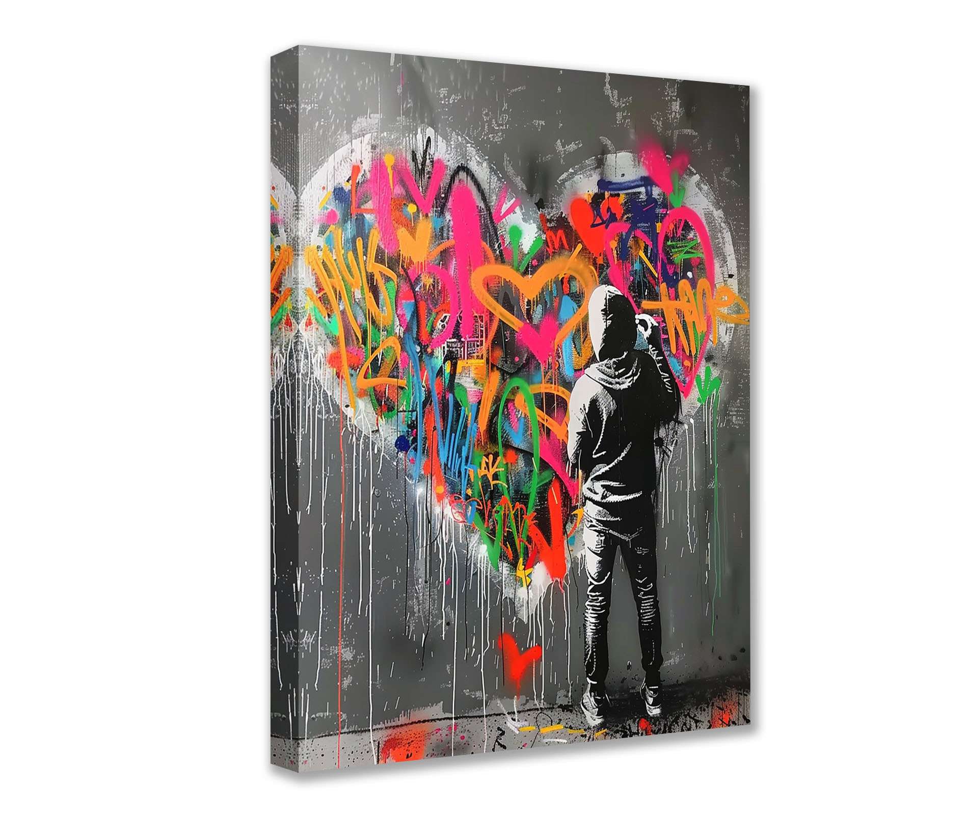 tucocoo-graffiti-heart-street-artist-leinwandbild-30x40-ungerahmt-bunt image 1