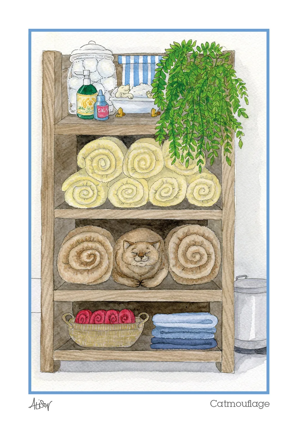 otter-house-alison-s-animals-gru-karte-catmouflage-katze image 1
