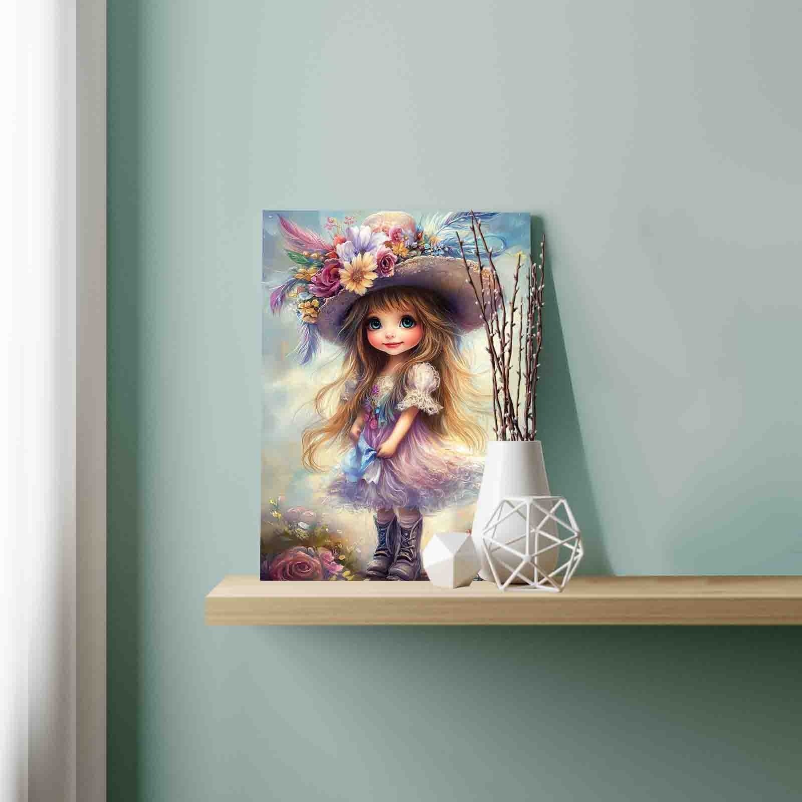 tucocoo-paint-by-numbers-floral-hat-girl-malen-nach-zahlen-40x50 image 3