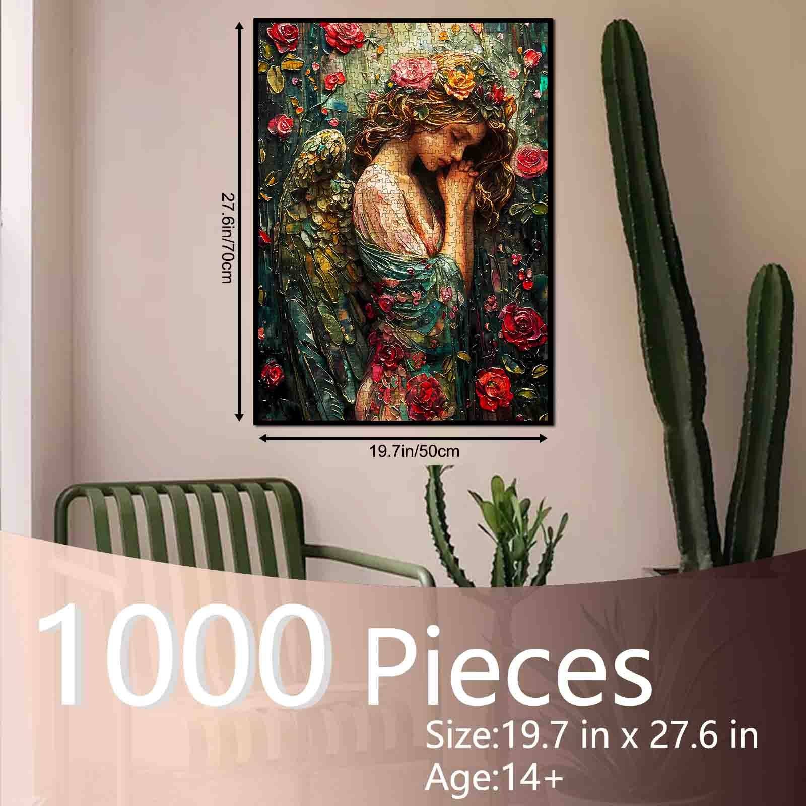 tucocoo-jigsaw-puzzles-rose-angel-in-prayer-puzzle-1000-teile image 5