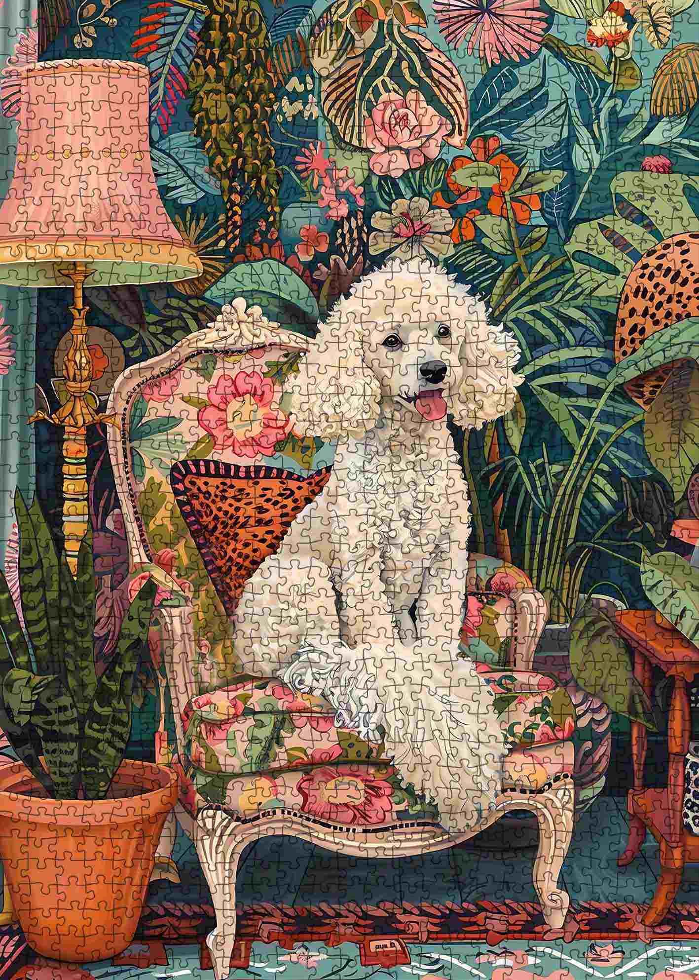 tucocoo-elegant-poodle-salon-puzzle-1000-teile-hund image 2
