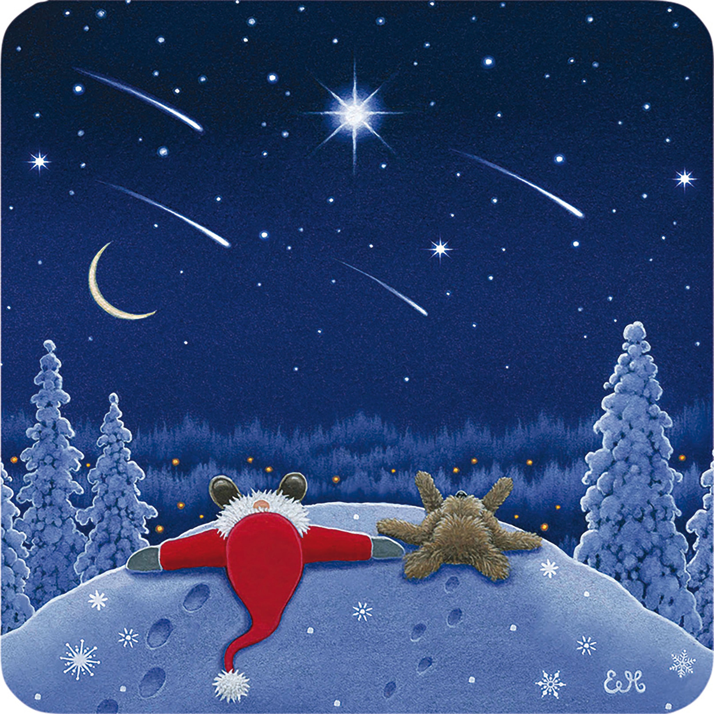 otter-house-christmas-weihnachtskarten-star-gazing-10er-pack image 2