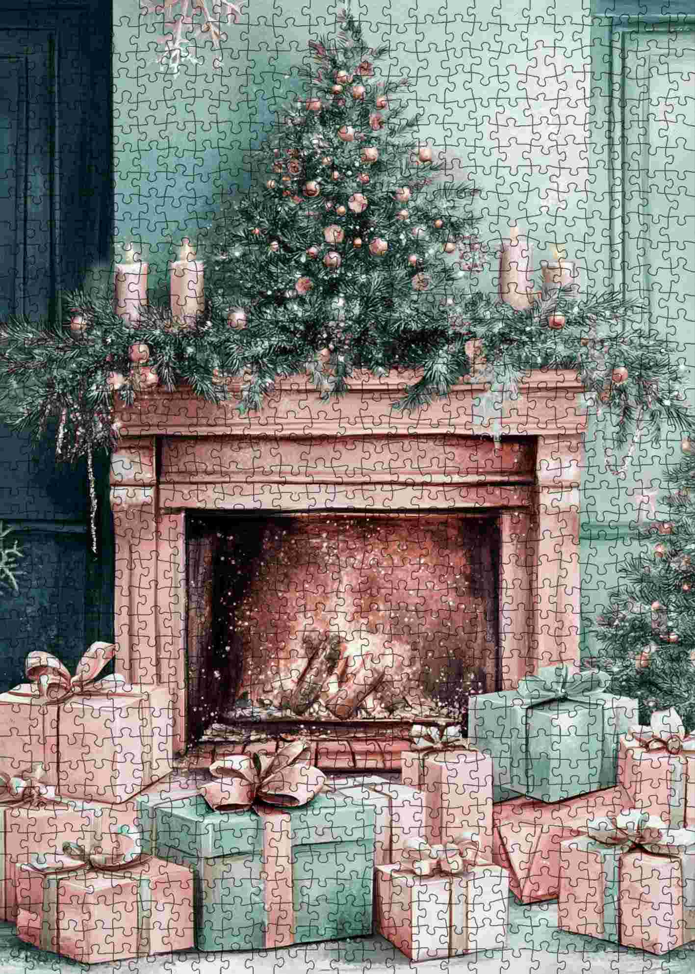 tucocoo-cozy-fireplace-christmas-puzzle-1000-teile-weihnachten image 2